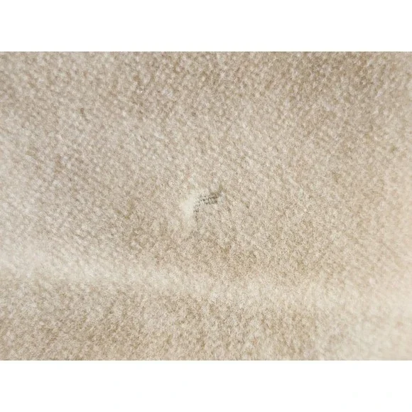 Massimo Dutti Womens Velour Jacket S Cream Military Long Sleeve Collared Lined - Picture 15 of 16